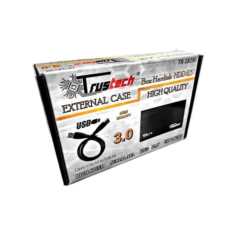 BOX ESTERNO PER HARD DISK DA 2,5 SATA USB 3.0 TR-18290