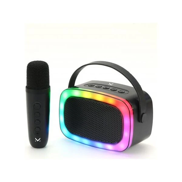 SPEAKER+MICROFONO WIRELESS MAJESTIC KARA-OK RGB MICROSD/USB/AUX