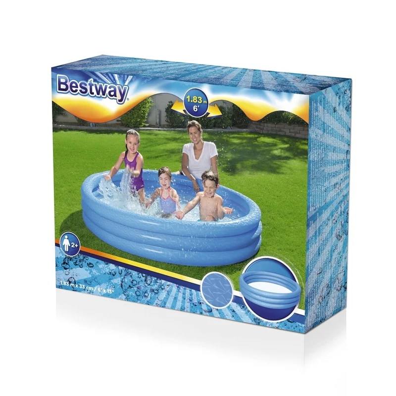 Bestway Piscina Tinta Unita 3 Anelli 183 Cm