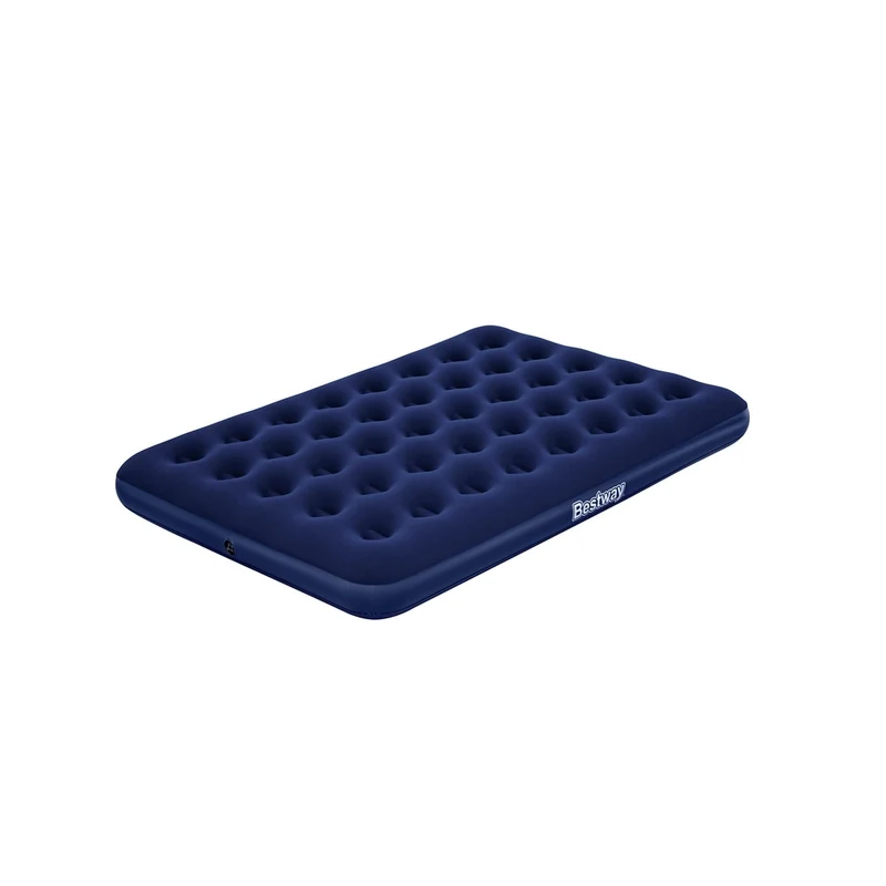 Bestway Airbed Blu Floccato Matrimoniale 191x137x22 Cm