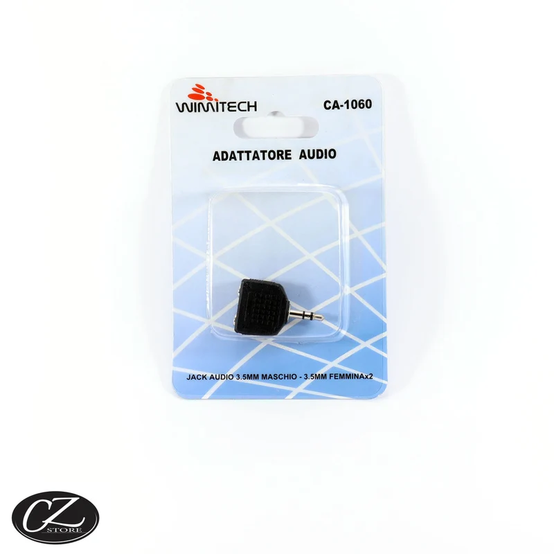 Wimitech Adattatore audio 3.5 mm M/F X2 CA-1060