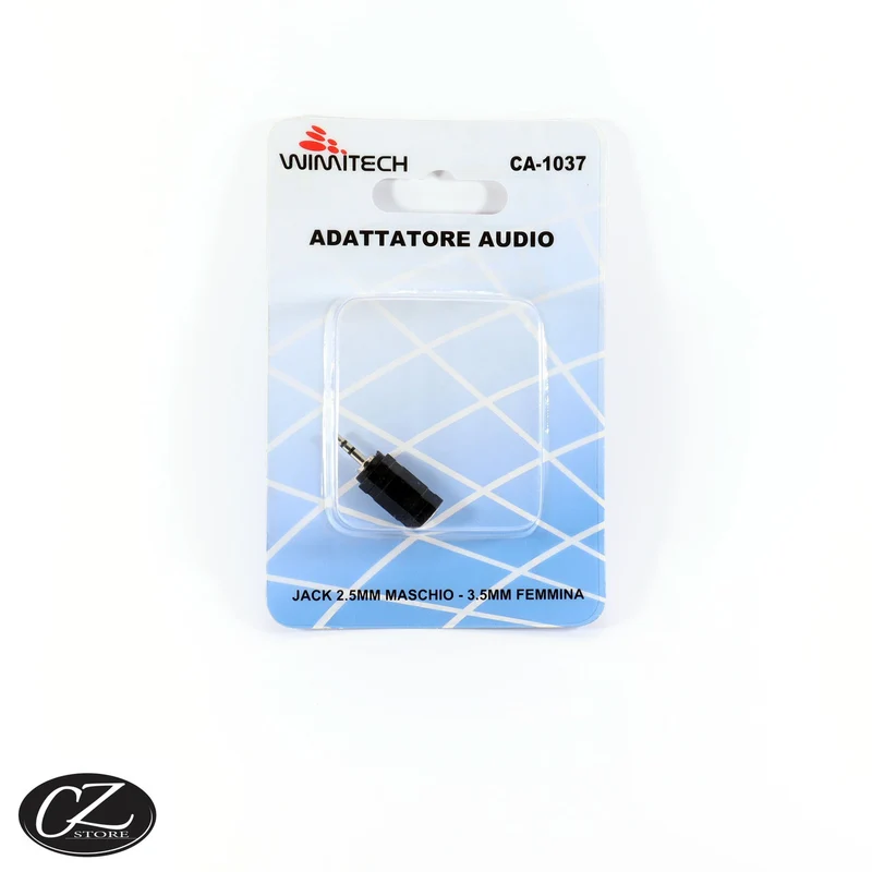 Wimitech Adattatore audio CA-1037 2.5/3.5MM M/F