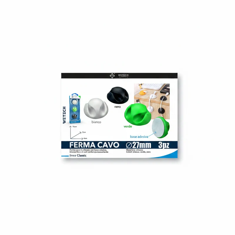 Wetech Ferma Cavi 27Mm 3Pz