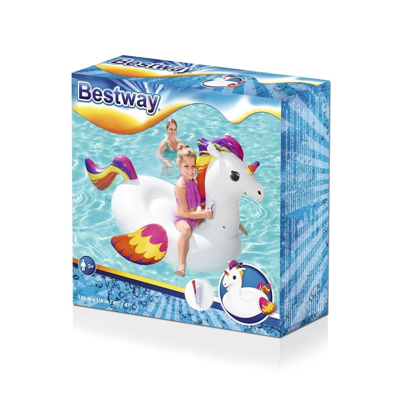 Bestway Cavalcabile Unicorno 115x119 Cm