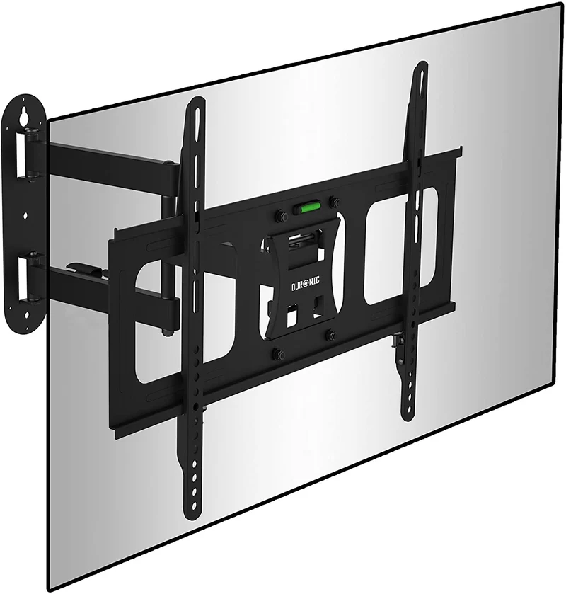 Duronic TVB109M Supporto TV da parete per TV da 32a 70 portata 35kg | VESA MAX 600 x 400 mm con braccio girevole ed estendibile da 4 a 50cm | Staffa snodata inclinabile per TV o monitor