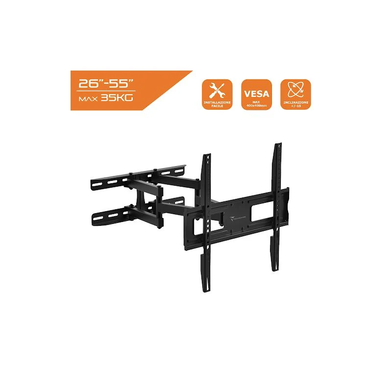STAFFA TECHMADE 26- 55 POLLICI ORIENTABILE