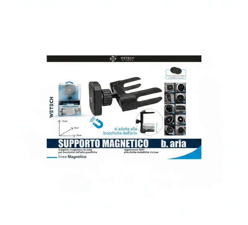 Wetech Supporto Magnetico Fissaggio Regolabile