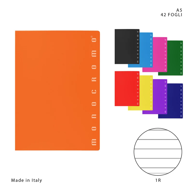 Pigna Quaderno Monocromo A5 42FF 1R
