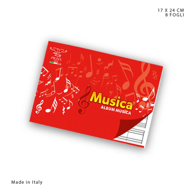 Pigna Album Musica 17X24Cm 8FF