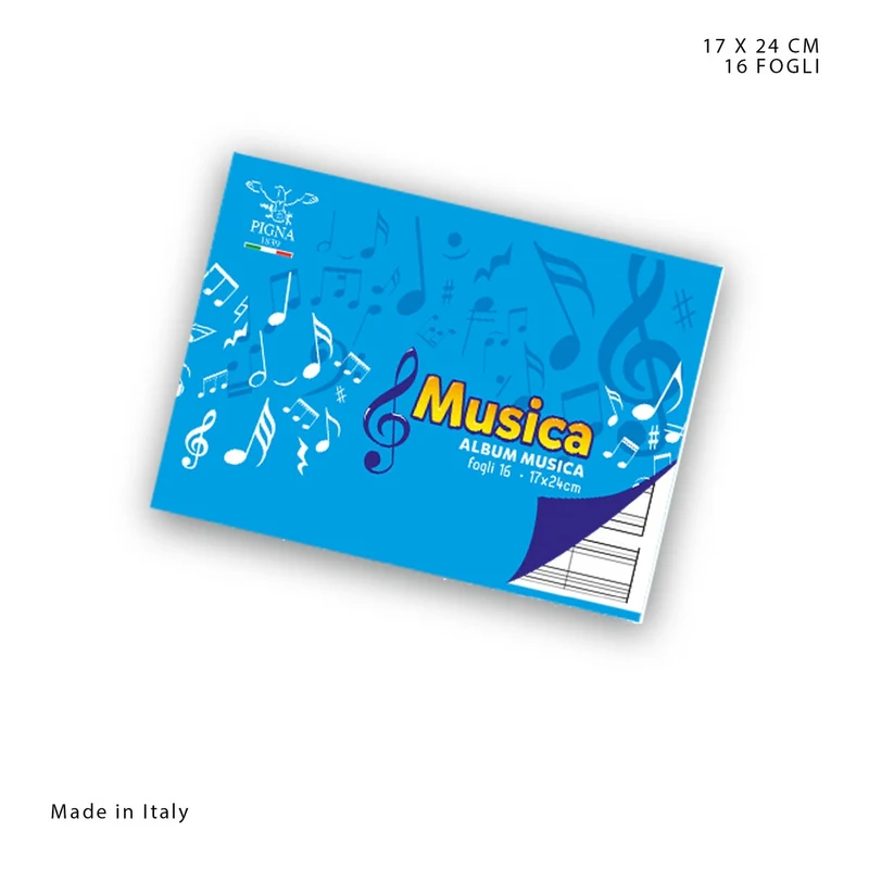 Pigna Album Musica 17X24Cm 16FF