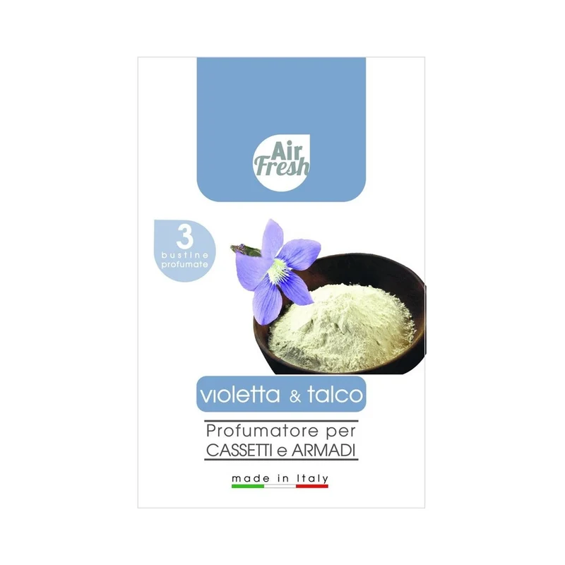 Air Fresh Profumatore buste violetta&talco