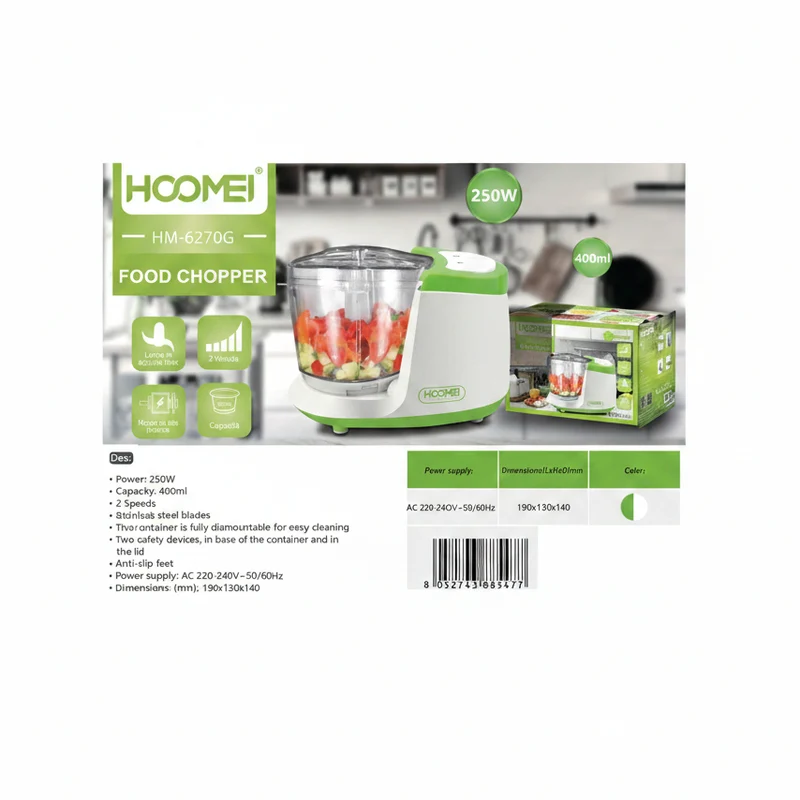 Hoomei Tritatutto 250W 400Ml Hm-6270G (1660)