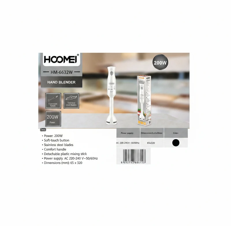 Hoomei Mixer Multifunzione 200W 65x320 mm