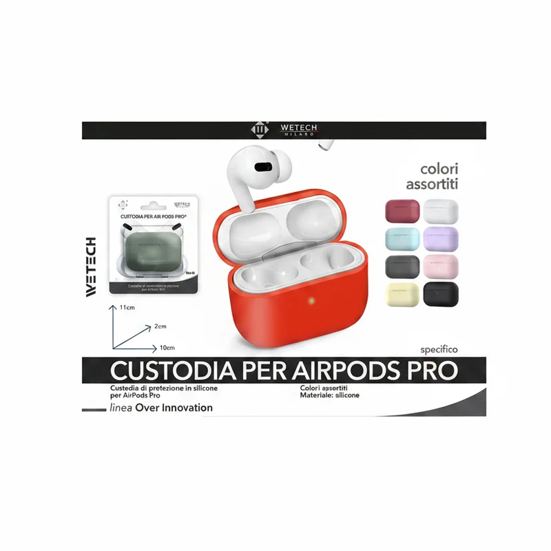 Wetech Custodia In Silicone Per Air Pods Pro