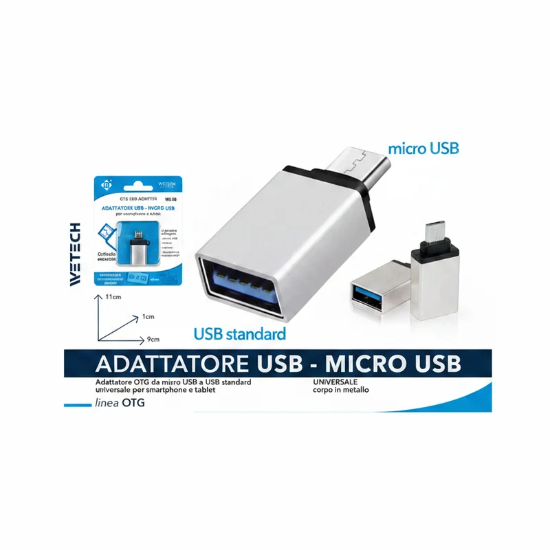 Wetech Adattatore Usb - Micro Usb