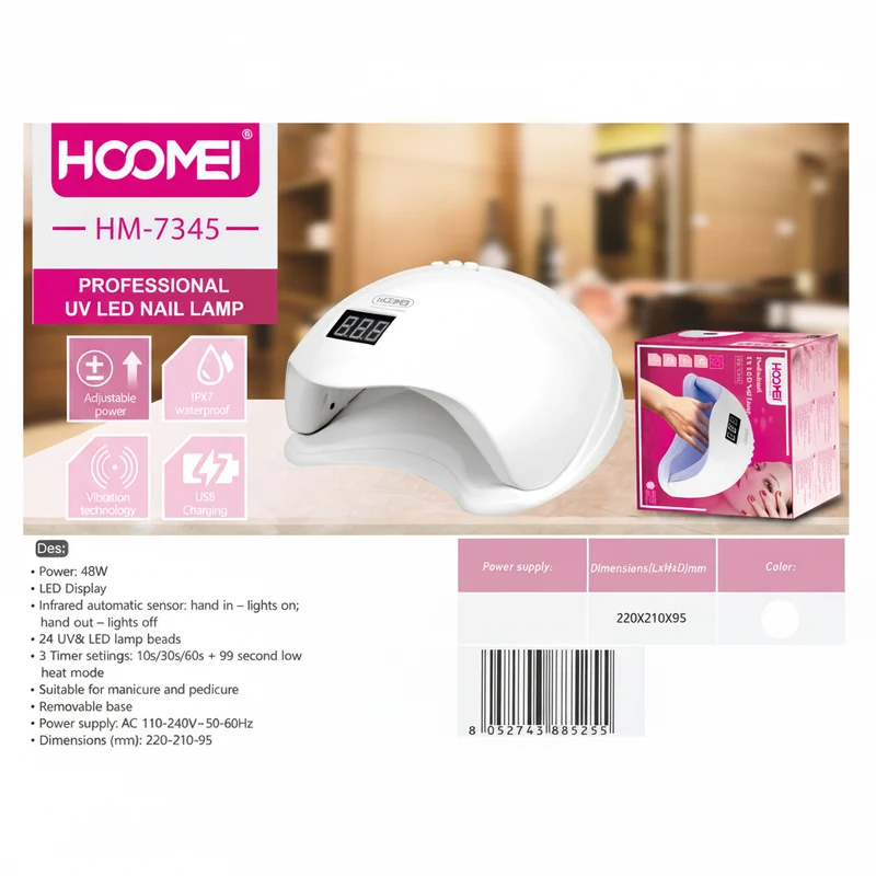 Hoomei Essiccatore Per Unghie 48W