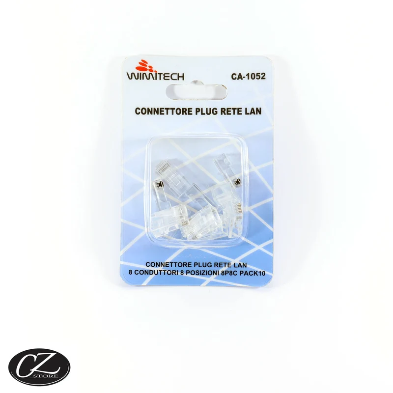Wimitech Connet. plug rete LAN 8P8C CA-1052