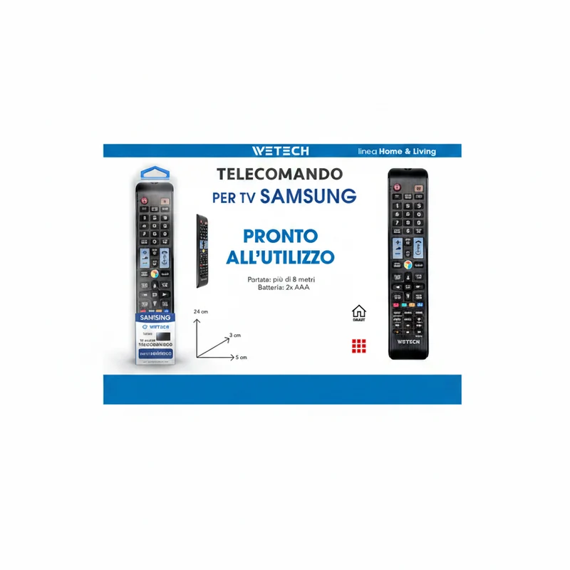 Wetech Telecomando Tv Comp.Con Samsung Tv