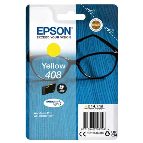 Epson - Cartuccia DuraBrite Ultra 408 - Giallo - C13T09J44010