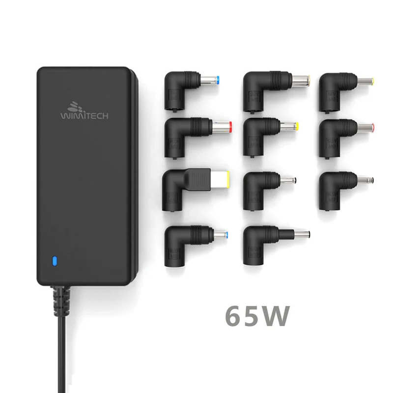 ALIMENTATORE NOTEBOOK UNIVERSALE 65W CON 8 TIPS