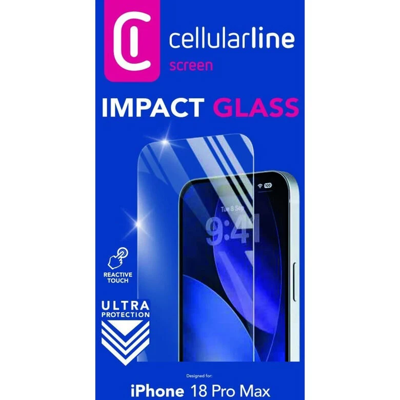 Cellularline IMPACT GLASS - IPHONE 18 PRO MAX