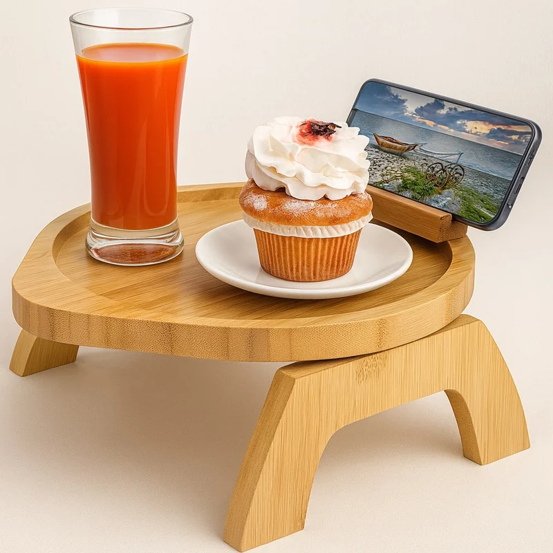 Sofa Beistelltisch aus Holz | SofaNest