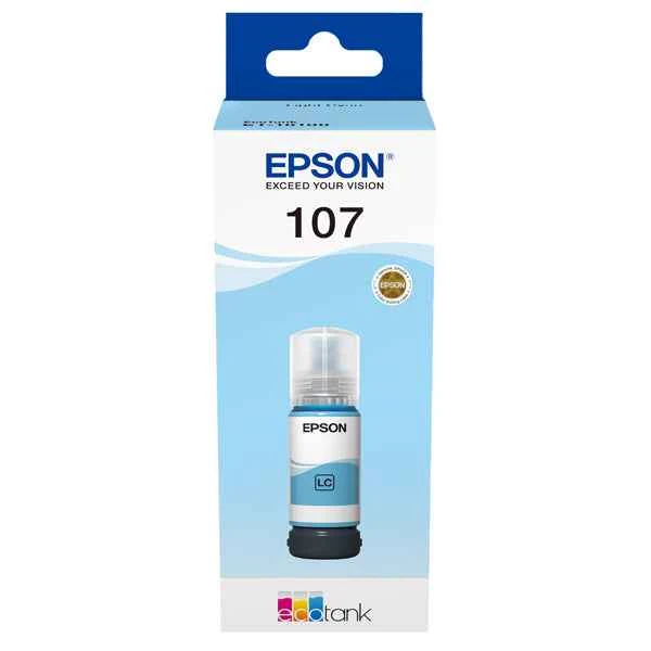 Epson - Cartuccia EcoTank 107 - Ciano Chiaro - C13T09B540