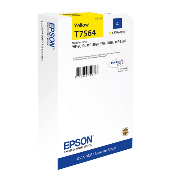 Epson - Tanica - Giallo - T7564 - C13T75644N - 14ml
