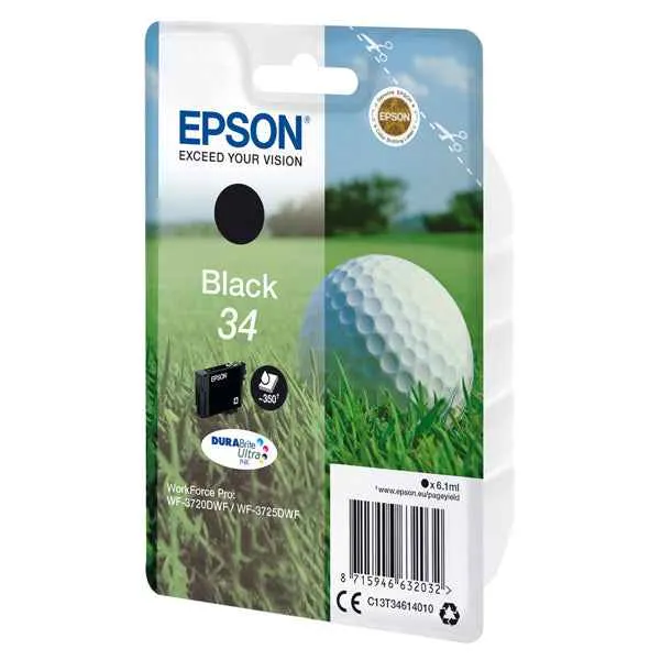 Epson - Cartuccia ink - 34 - Nero - C13T34614010 - 6,1ml