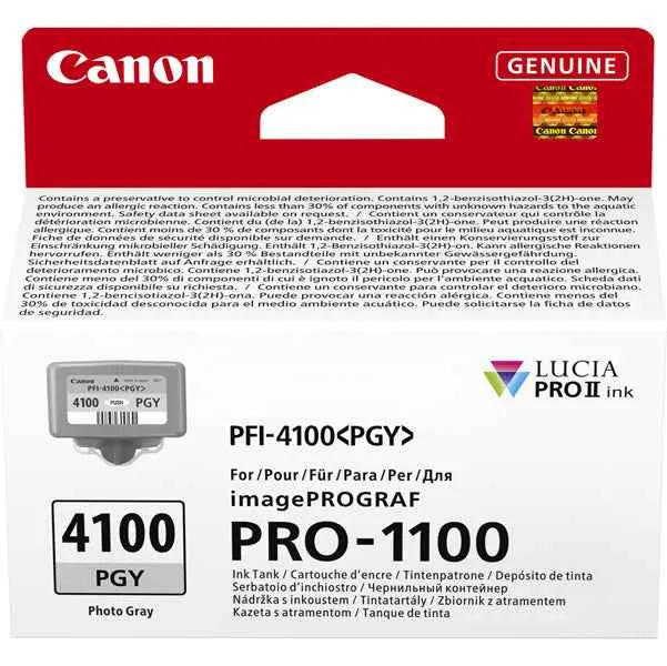 Canon - Cartuccia PFI-4100 - Grigio Photo - 6784C001