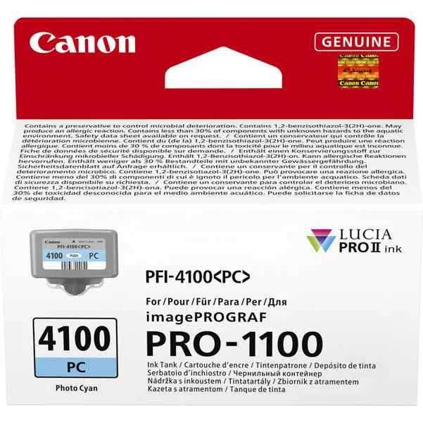 Canon - Cartuccia PFI-4100 - Ciano Photo - 6781C001
