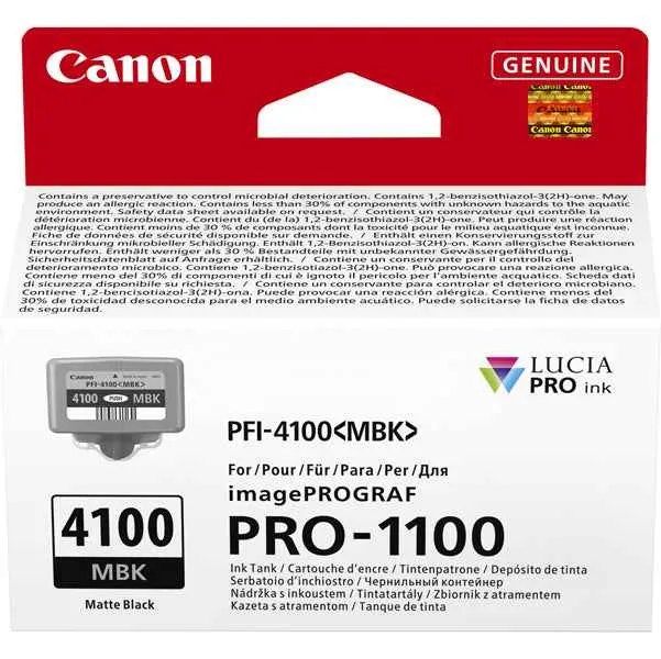 Canon - Cartuccia PFI-4100 - Nero Matte - 6776C001