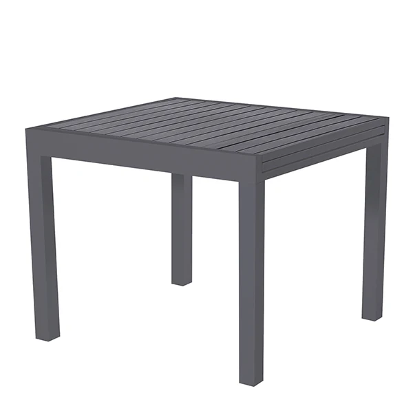 Tavolo Sardegna - quadrato - 90 x 90 x 74 cm - grigio - Verdelook