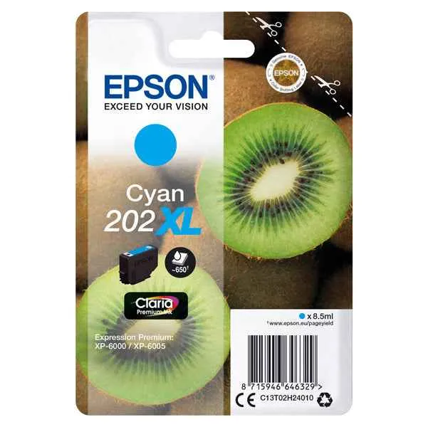 Epson - Cartuccia ink - 202XL - Ciano - C13T02H24010 - 8,5ml