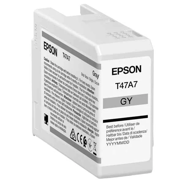 Epson - Cartuccia UltraCrome Pro 10 - Grigio - C13T47A700 - 50 ml