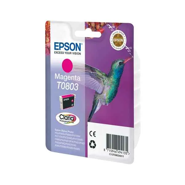 Epson - Cartuccia ink - Magenta Photo - T0803 - C13T08034011 - 7,4ml