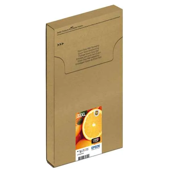 Epson - 5 Cartucce MULTIPACK XL ARANCE EASY MAIL - BK/C/M/Y - C13T33574510
