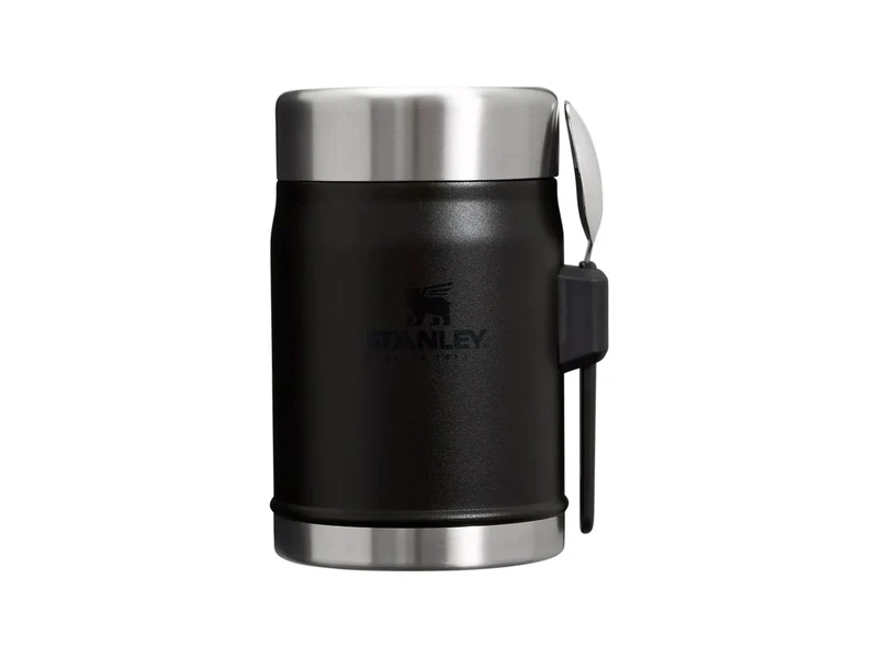 Stanley CLASSIC LEGENDARY FOOD JAR + SPORK 14oz /400ml Black 2.0