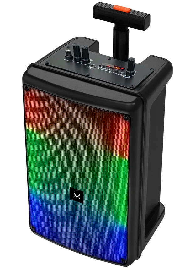 New Majestic Flame T8 Sistema PA trolley 30 W Nero