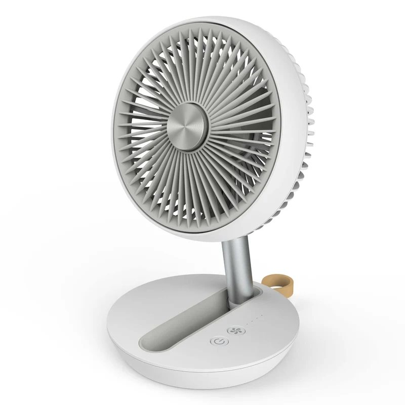 CFG Air Studio Ventilatore da Tavolo Ricaricabile 3 Velocità con Diffusore 17 cm