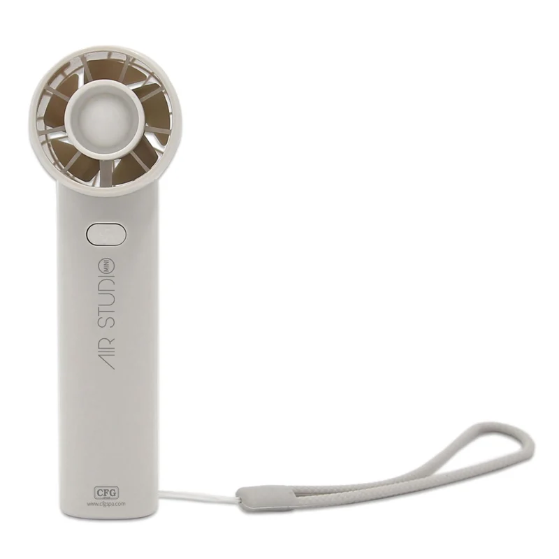 CFG Air Studio Mini Ventilatore Portatile Ricaricabile USB-C 3 Velocità con Laccio