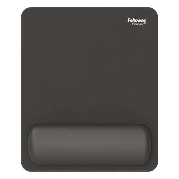 Mousepad Breyta - con poggiapolsi - con microban - nero - Fellowes