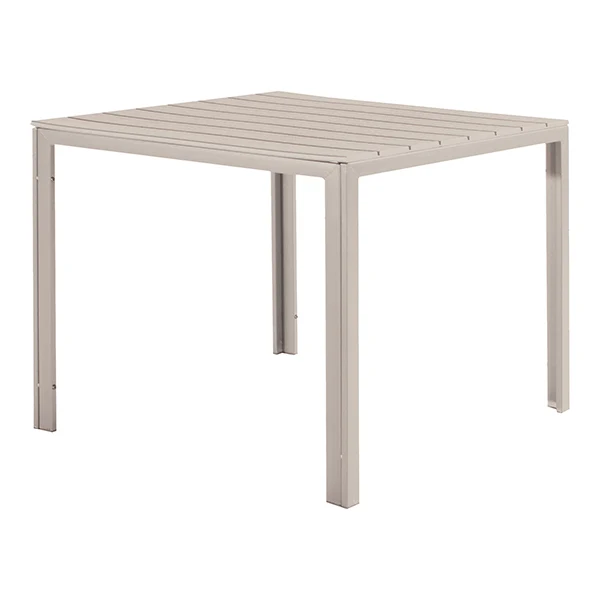 Tavolo Tenerife - quadrato - 78 x 78 x 74 cm - beige - Verdelook