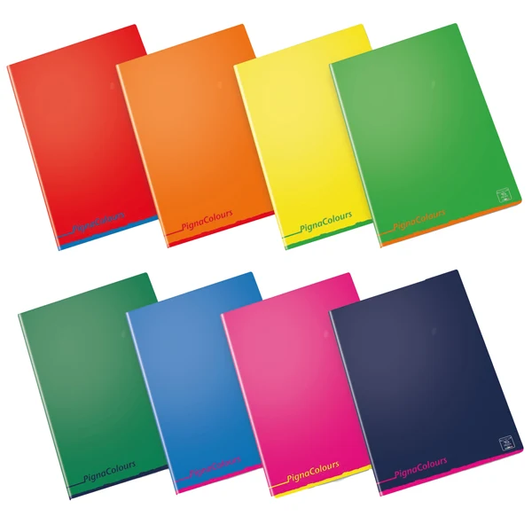 Maxiquaderno Pigna Colours - A4 - 5 mm - c/margine - 42 fogli - 80 gr - Pigna