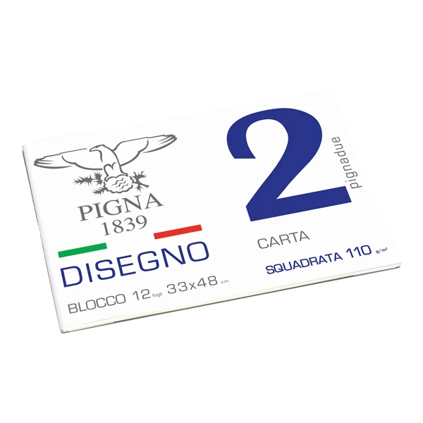 Album Pigna2 - 33 x 48 cm - 4 angoli - 20 fogli - 110 gr - liscio squadrato - Pigna