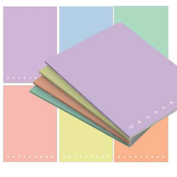 Maxiquaderno Monocromo Pastel - A4 - 1 rigo c/margine - 42 fogli - 80gr - Pigna