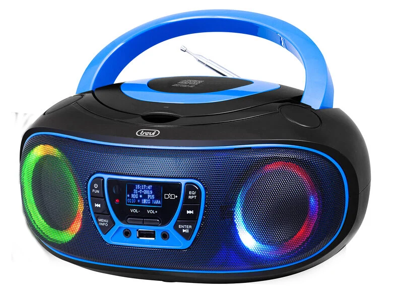 Trevi CMP 583 DAB Digitale 2 W Nero, Blu