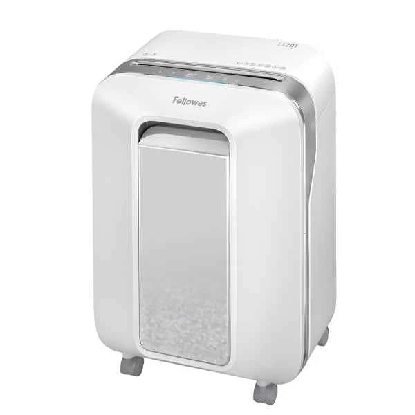 Distruggidocumenti LX-201 - a microframmenti - bianco - Fellowes