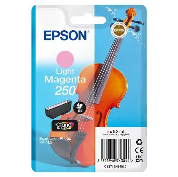 Epson - Cartuccia - Magenta Light - 205 - Violin Claria- C13T16N64010 - 4,8 ML