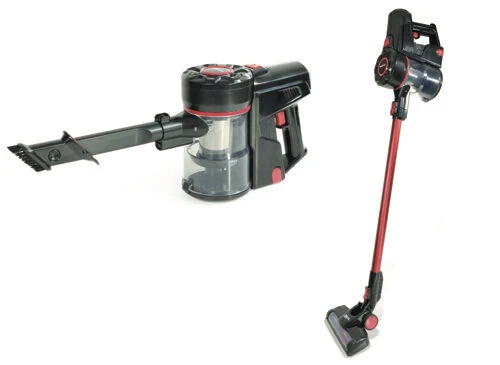 Necchi NH9205 aspirapolvere senza filo Nero, Rosso Senza sacchetto
